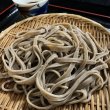 画像2: 殻入りの黒いお蕎麦【田舎そば 生麺】1人前（冷凍・特製つゆ付） (2)